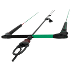 North Kiteboarding Navigator control system with SK99 Dyneema lines and toolless interloop harness connection
