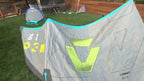 2025 Duotone Evo D/LAB 10m demo kite inflated, front view