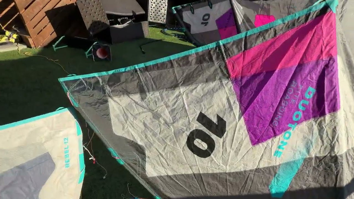 Used 2021 Duotone Neo SLS 10m demo kite, another angle