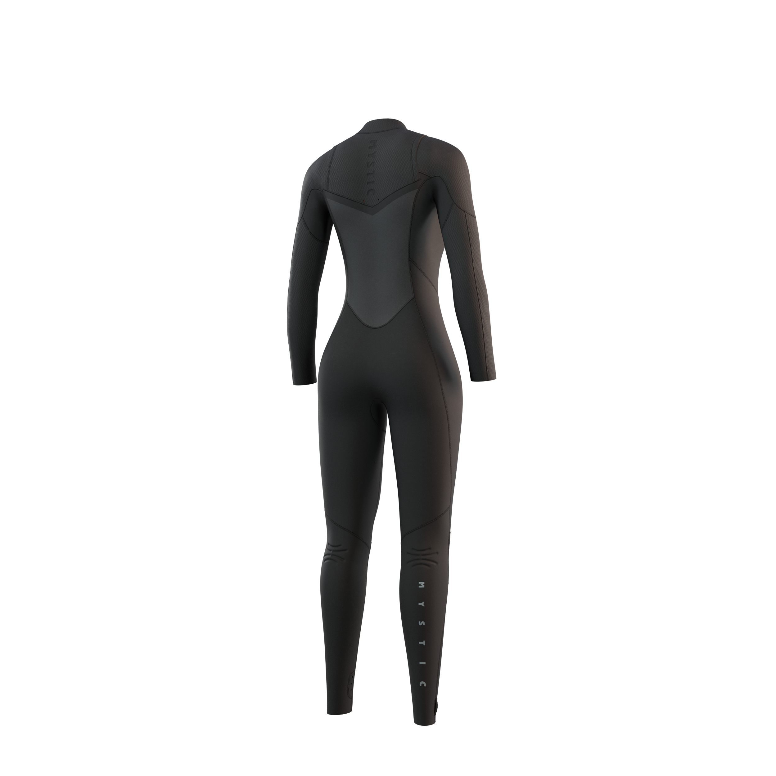 Mystic Gem Fullsuit 5/4mm Women's Wetsuit - Black, back view