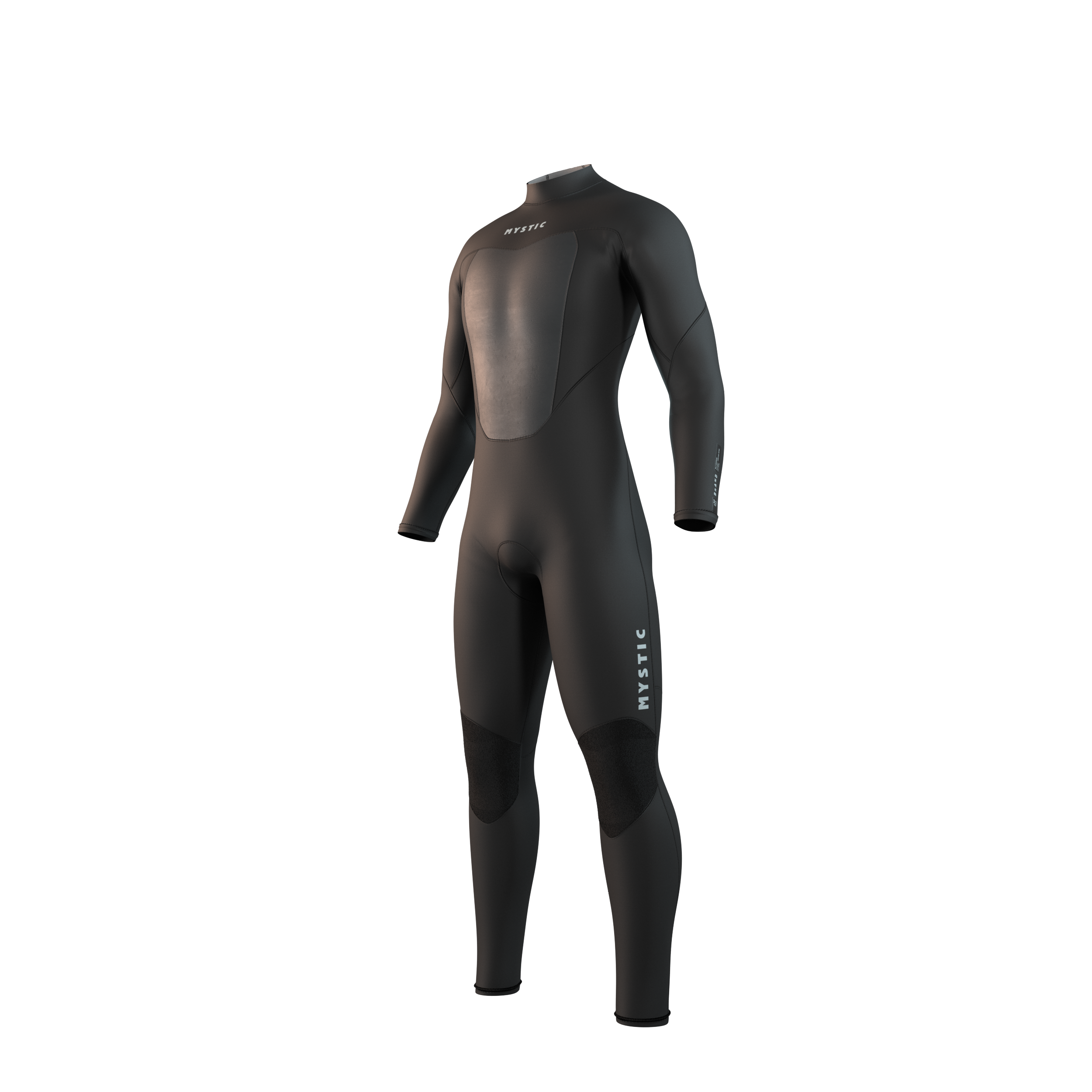 Mystic Brand Fullsuit 3/2mm Wetsuit - Black, front view