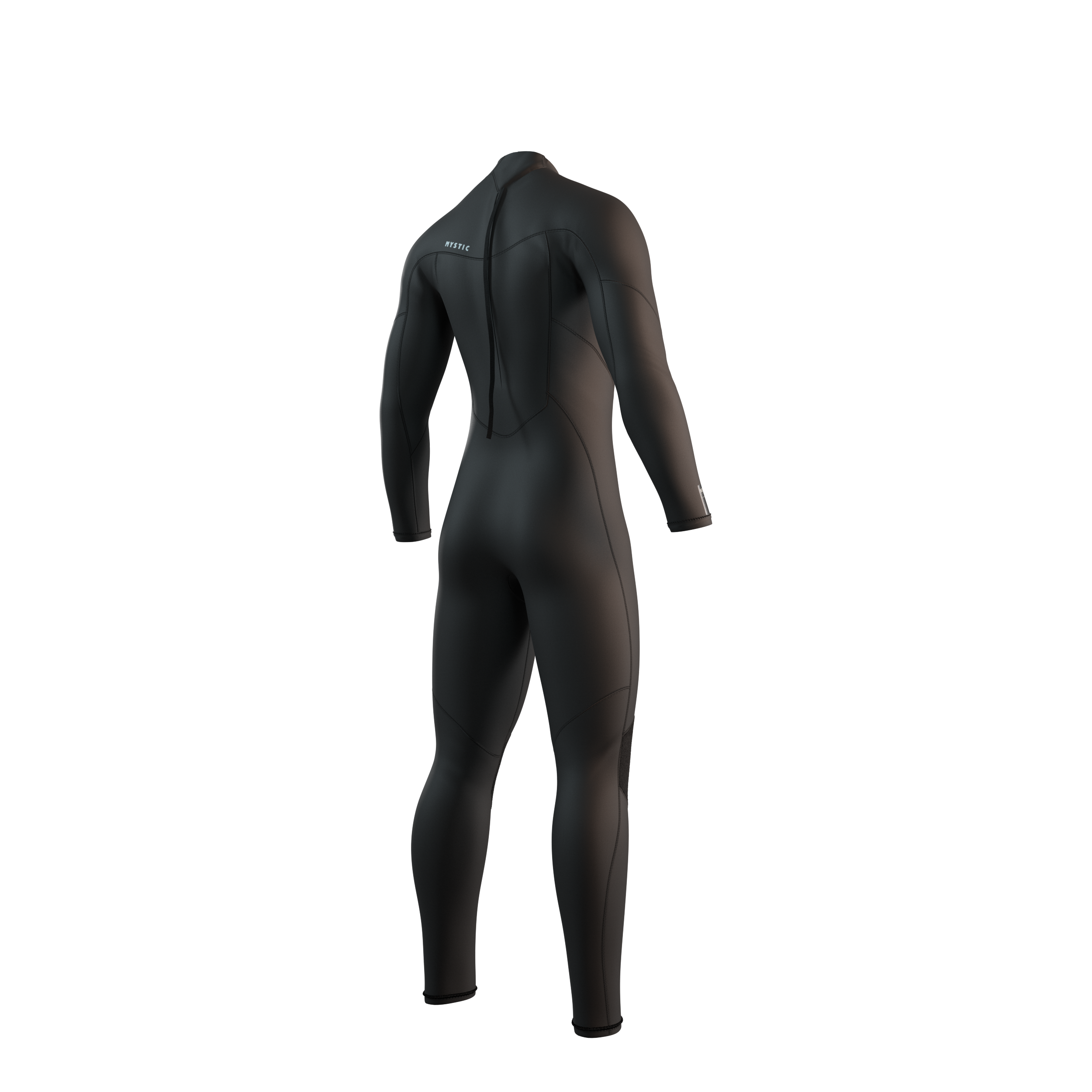 Mystic Brand Fullsuit 3/2mm Wetsuit - Black, back view