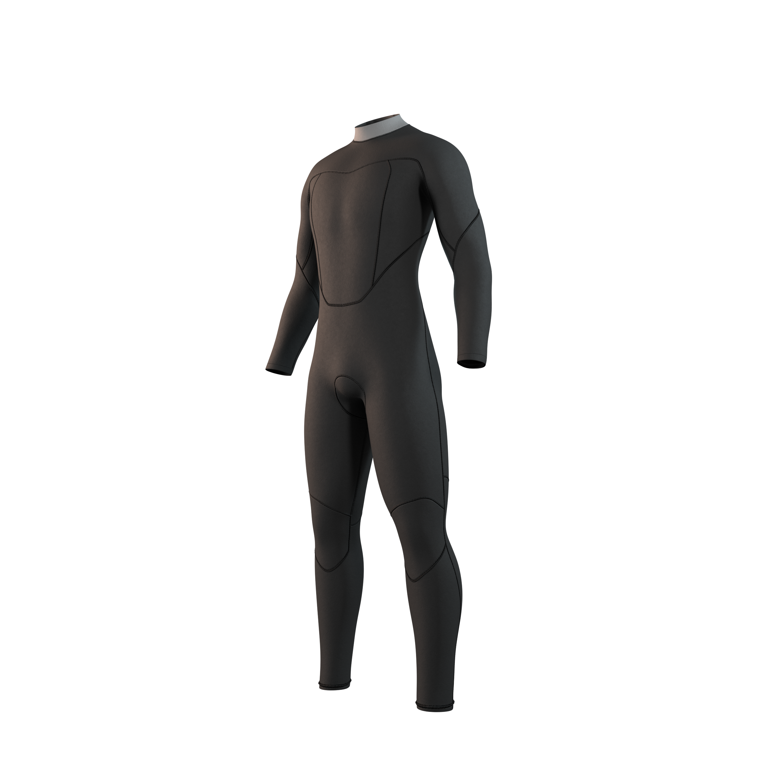 Mystic Brand Fullsuit 3/2mm Wetsuit - Black, detail view