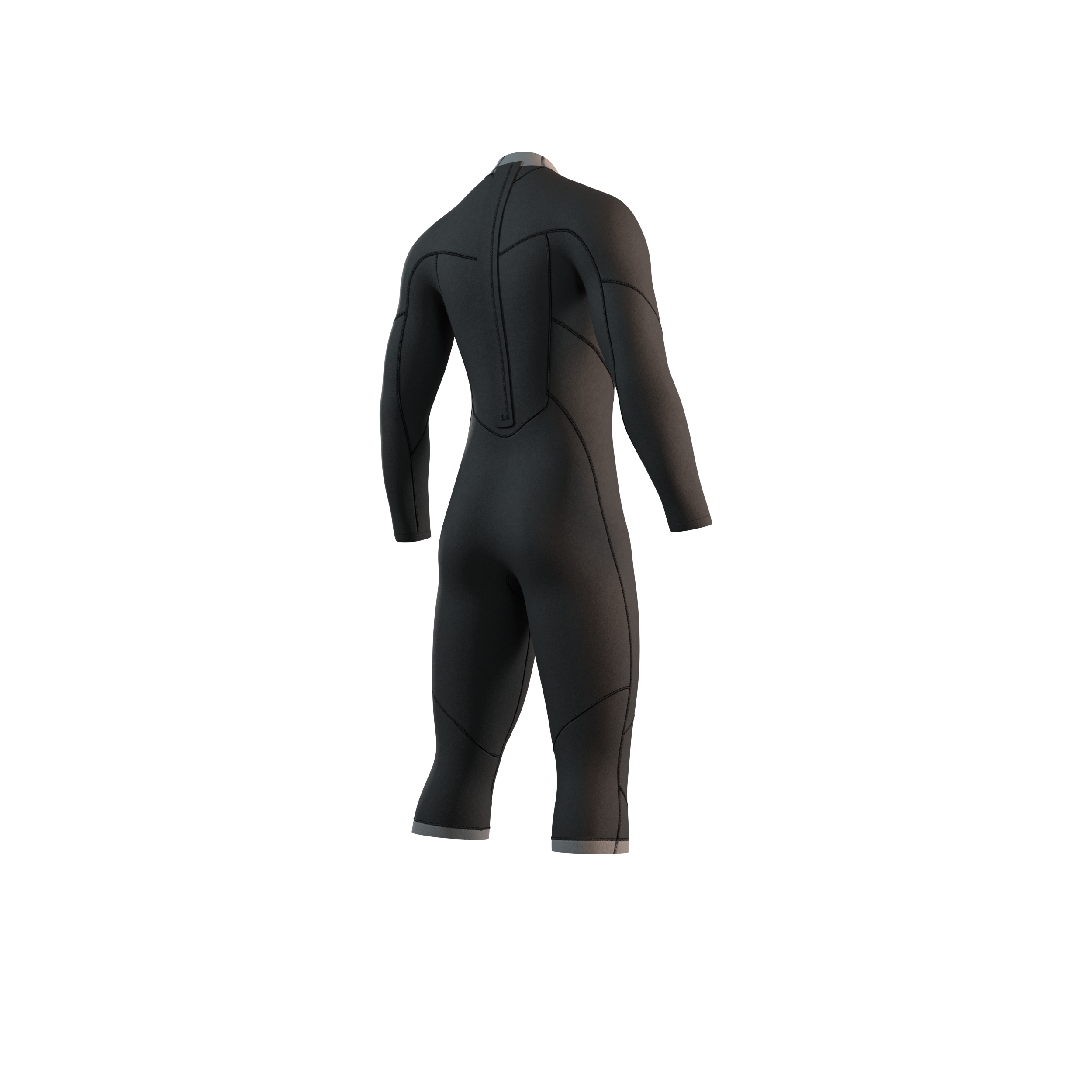 Mystic Brand Longarm Shortleg 3/2mm Wetsuit - Black, side view