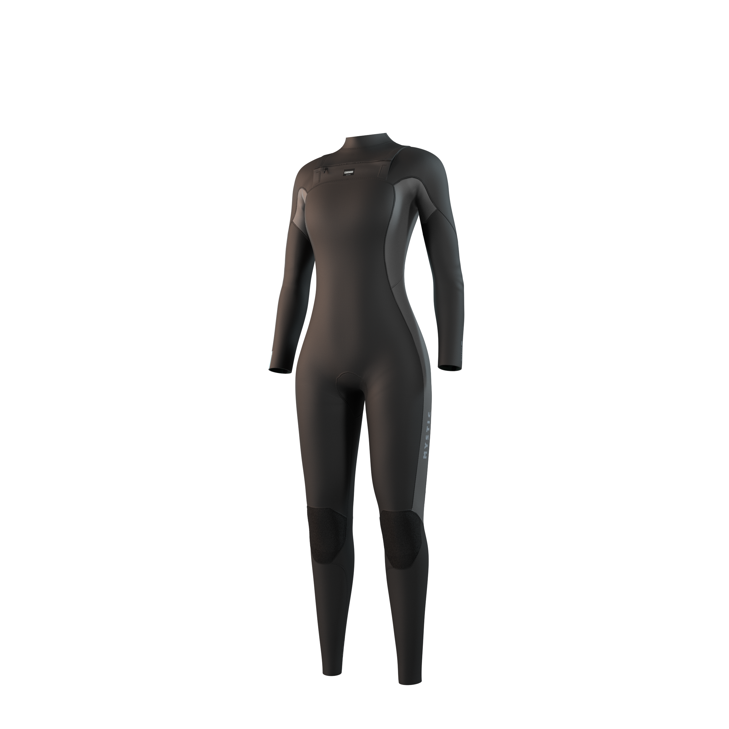 Mystic Haven Fullsuit 4/3mm Women's Wetsuit - Black, front view