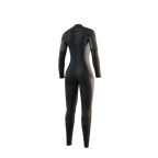 Mystic Haven Fullsuit 4/3mm Women's Wetsuit - Black, back view