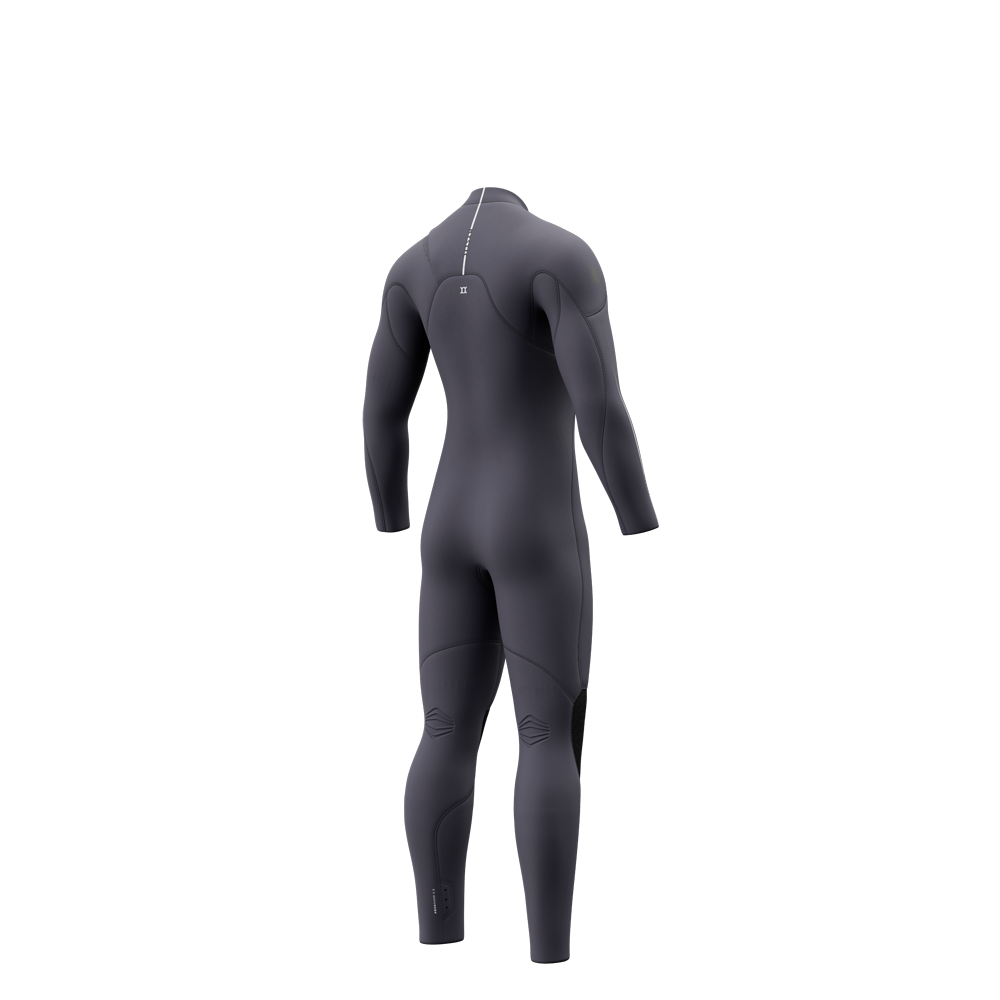 Mystic The One Fullsuit 4/3mm Zipfree - Dark Navy, back view