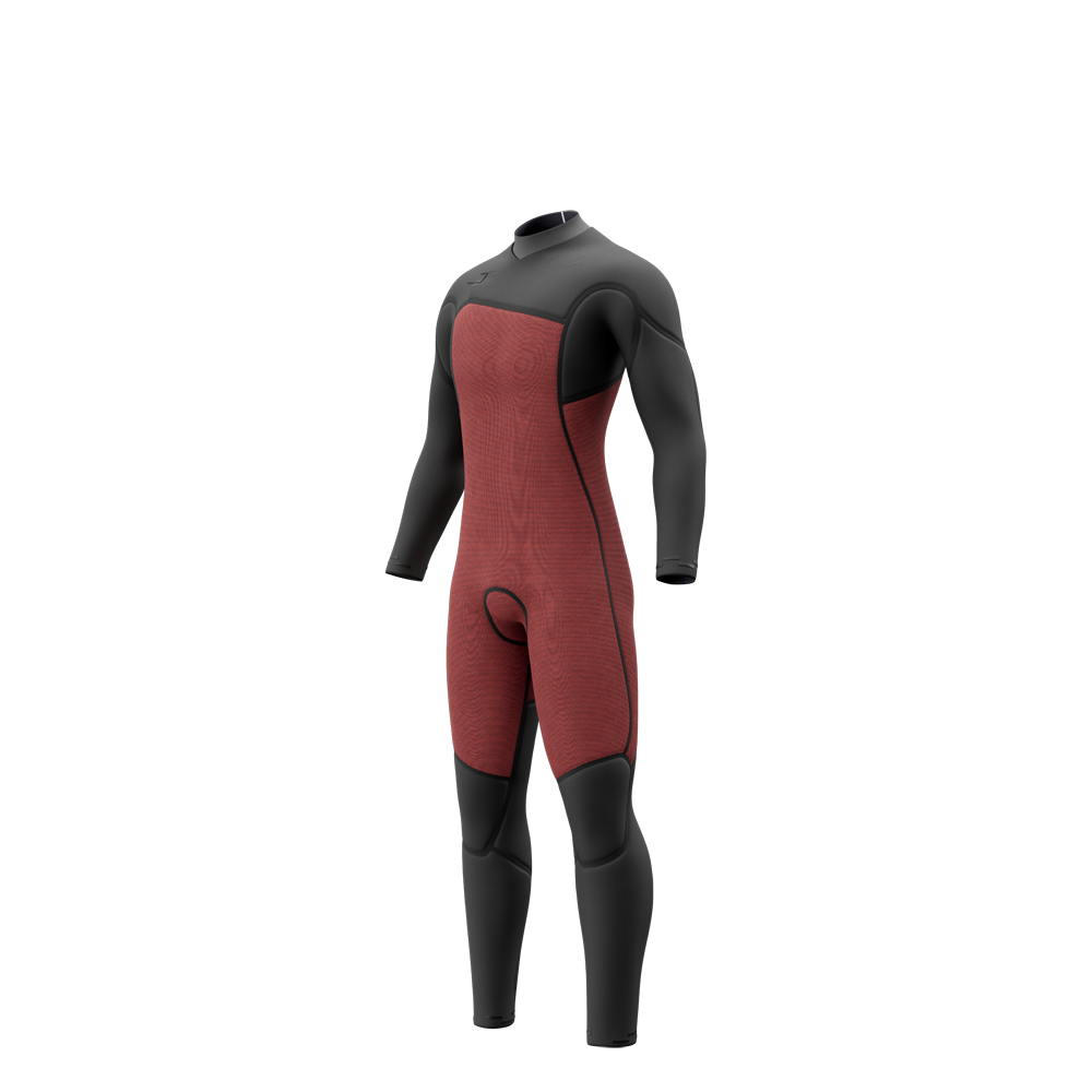 Mystic The One Fullsuit 4/3mm Zipfree - Dark Navy, detail view