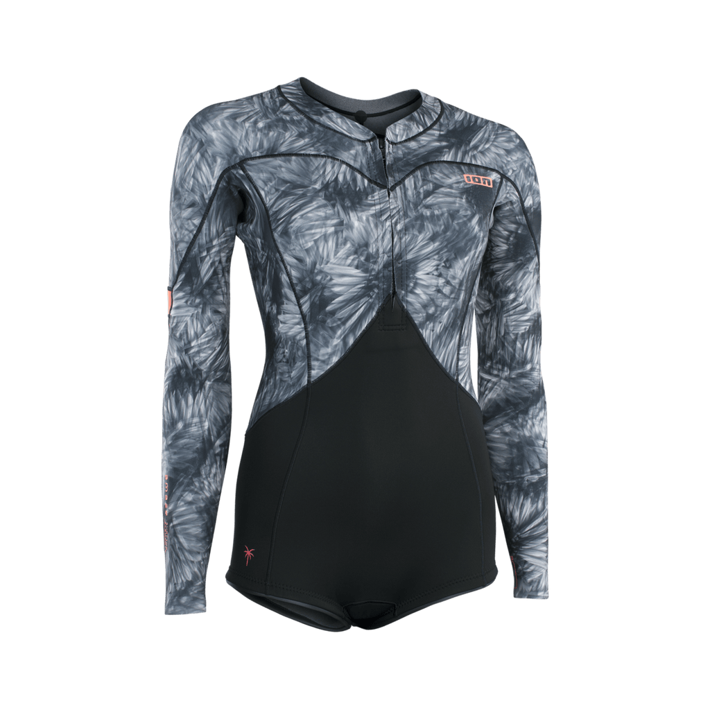 ION Women Wetsuit Amaze Hot Shorty 1.5 Longsleeve Front Zip 2023