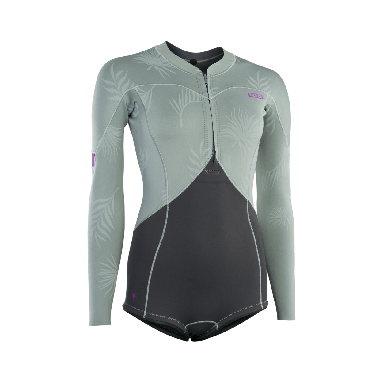 ION Women Wetsuit Amaze Hot Shorty 1.5 Longsleeve Front Zip 2023
