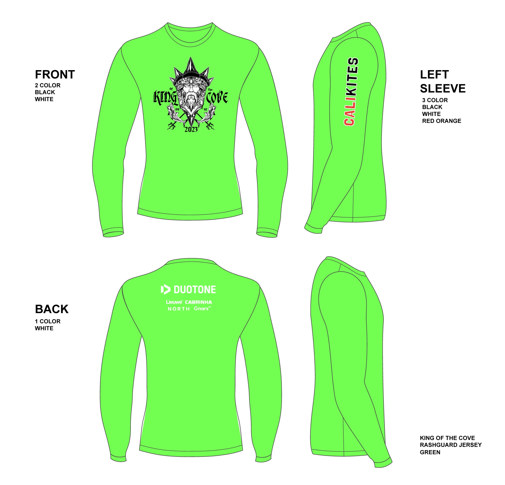 King of the Cove Rash Guard