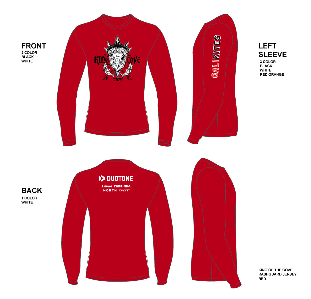 King of the Cove Rash Guard