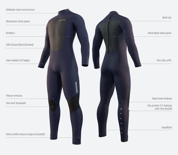 Mystic Majestic Fullsuit 5/4mm Bzip 2022